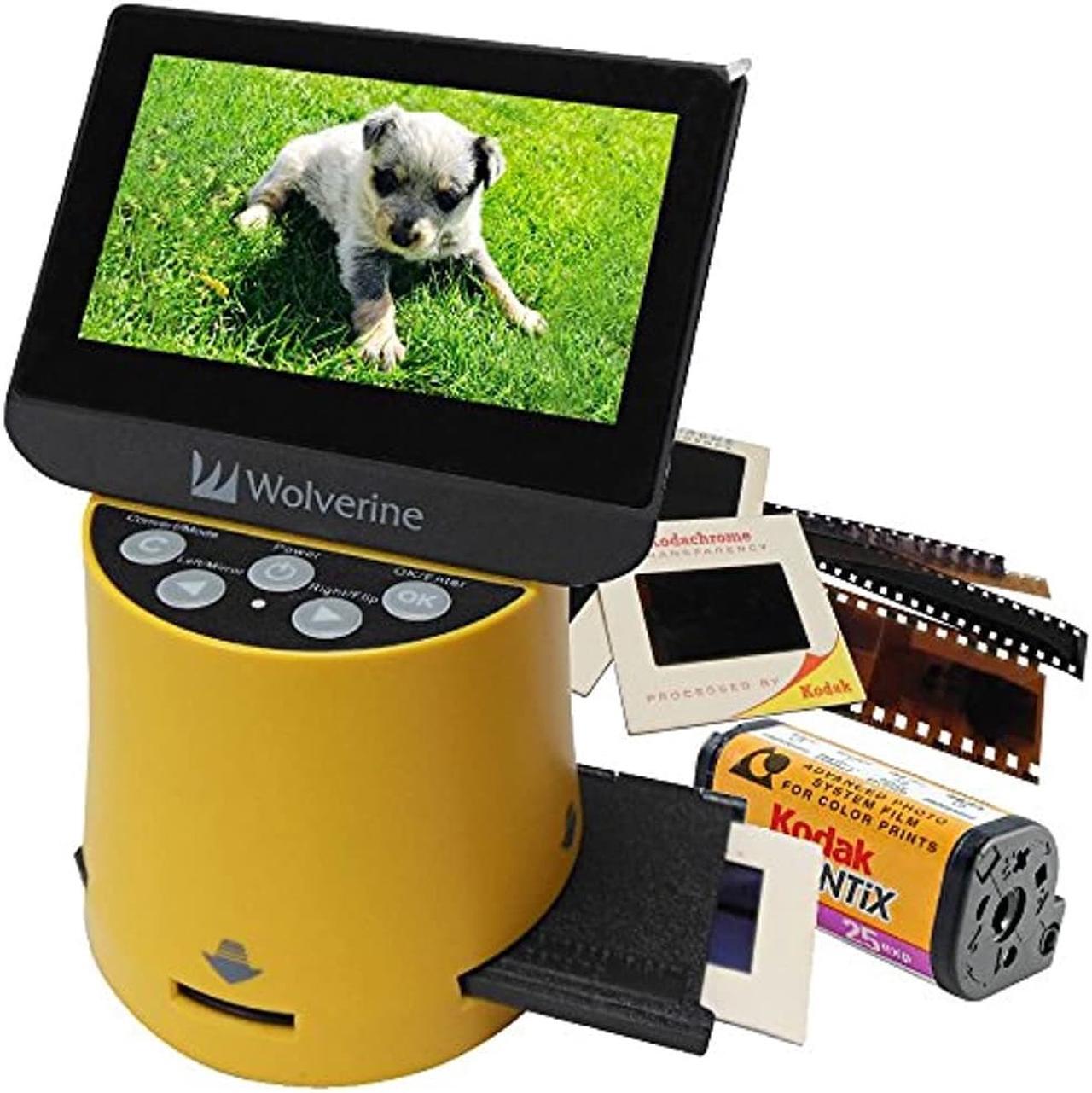 Alt view image 12 of 17 - Wolverine Data 8-in-1 HD Film to Digital Converter w/4.3" LCD Screen & HDMI