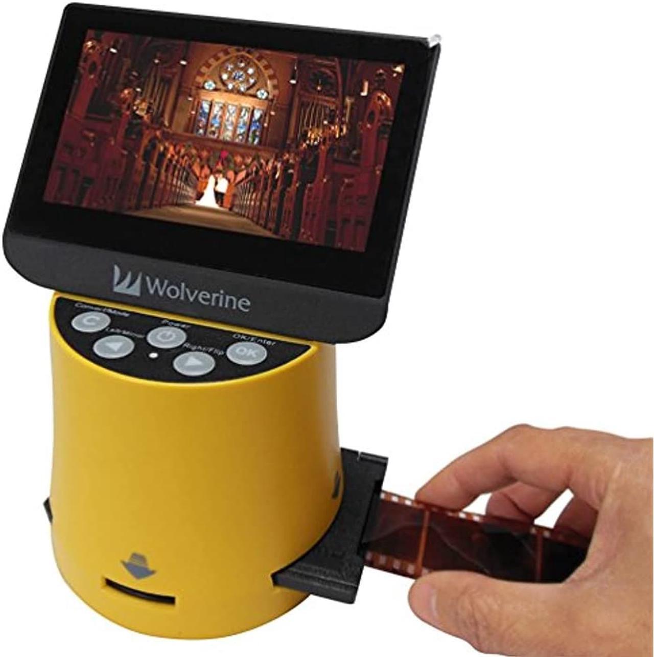 Alt view image 14 of 17 - Wolverine Data 8-in-1 HD Film to Digital Converter w/4.3" LCD Screen & HDMI