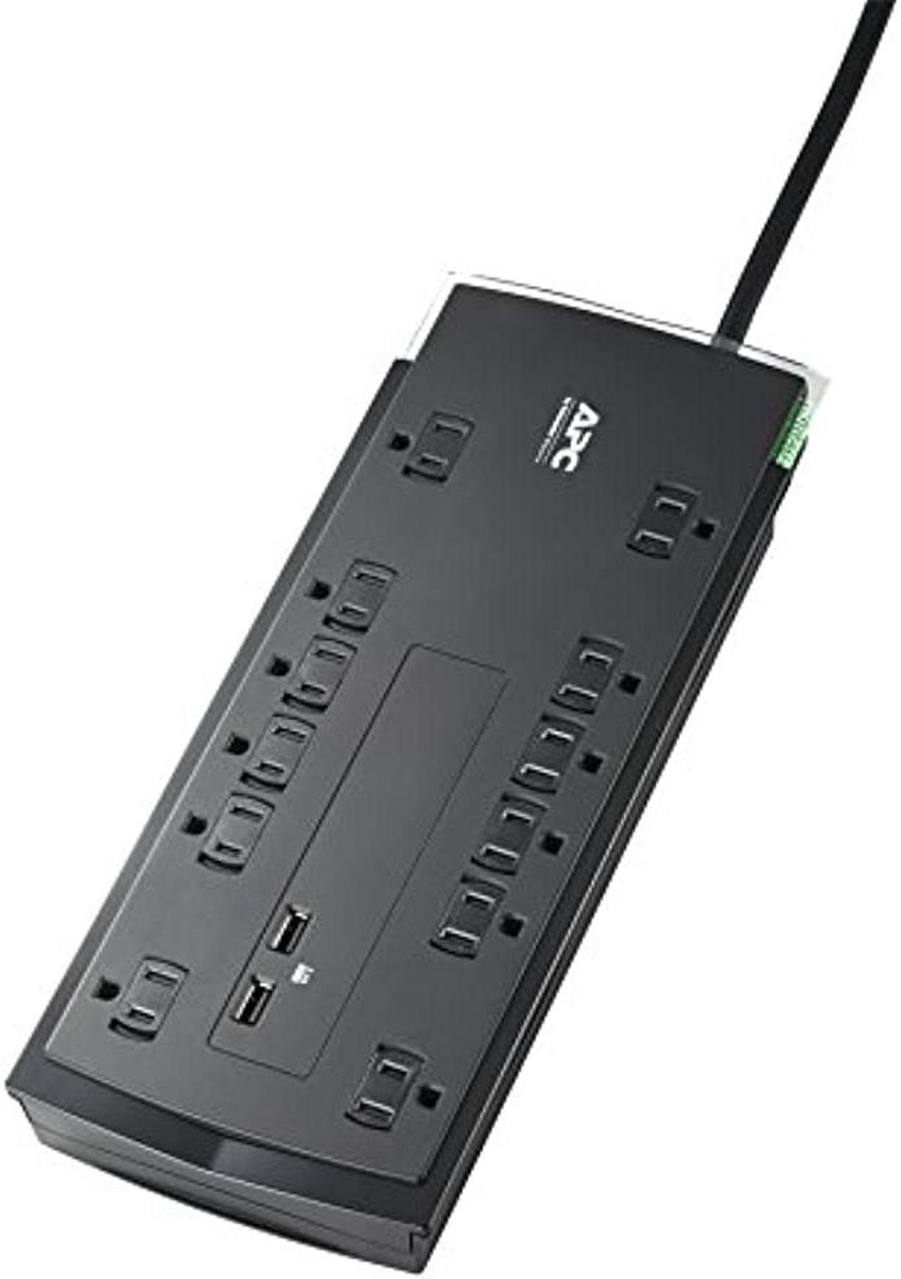 Alt view image 6 of 18 - APC UP P12U2 Performance SurgeArrest 120V 12 Outlet w 2x2.4A USB Charger RTL