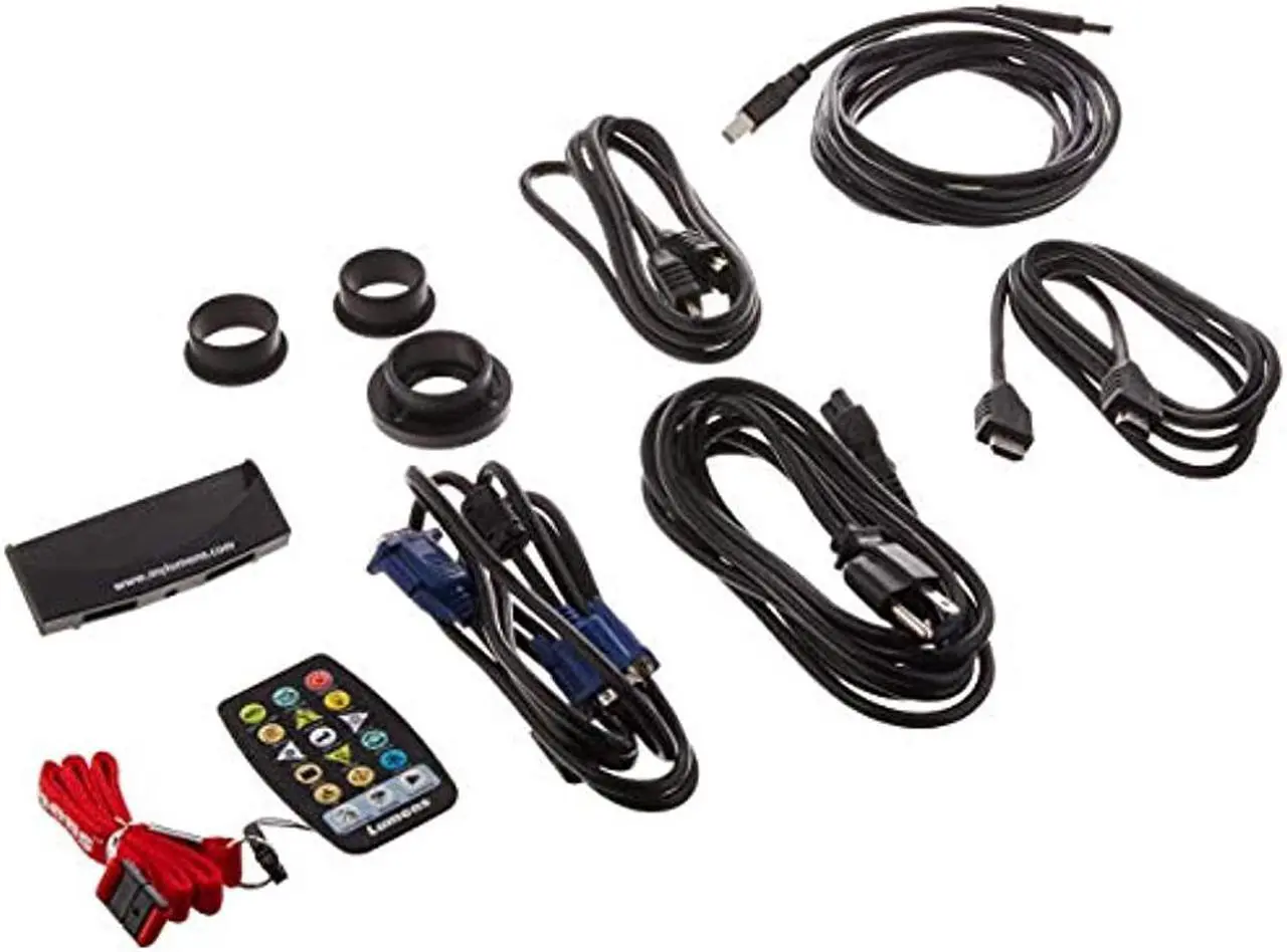 Alt view image 3 of 5 - Lumens Projector DC193 LadiBug Document Camera 16x 30fps USB 2.0 VGA/HDMI Red