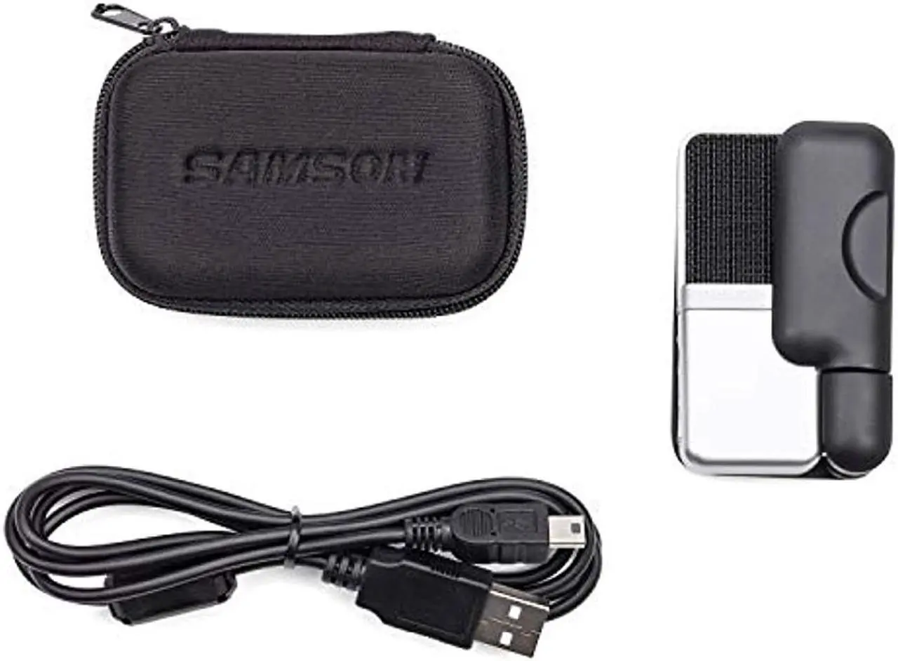 Alt view image 7 of 20 - Samson Go Mic USB Microphone for Mac and PC Computers (Silver)