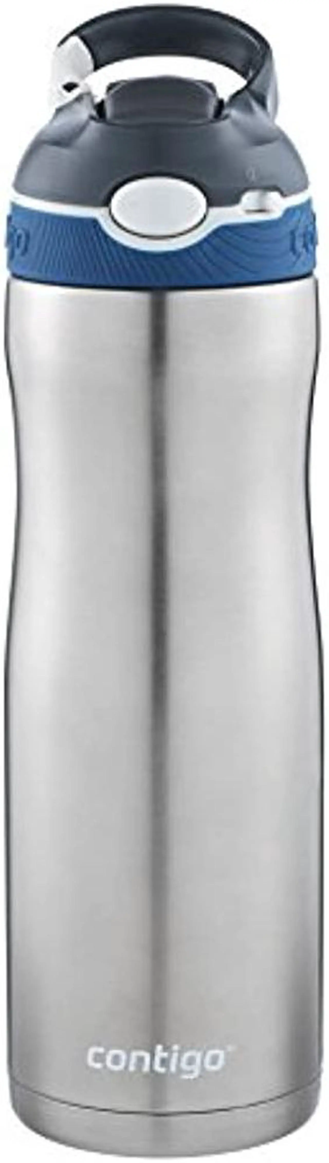 Alt view image 9 of 12 - Contigo 20 oz. Ashland Chill Autospout Stainless Steel Water Bottle - Monaco