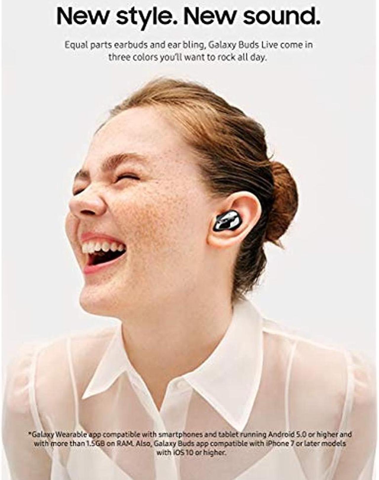 Alt view image 7 of 19 - Samsung Galaxy Buds - Mystic Black