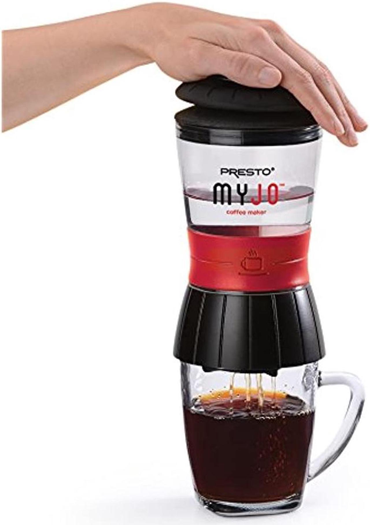 Alt view image 17 of 20 - PRESTO 02835 MyJo Single Cup Coffee Maker, Red