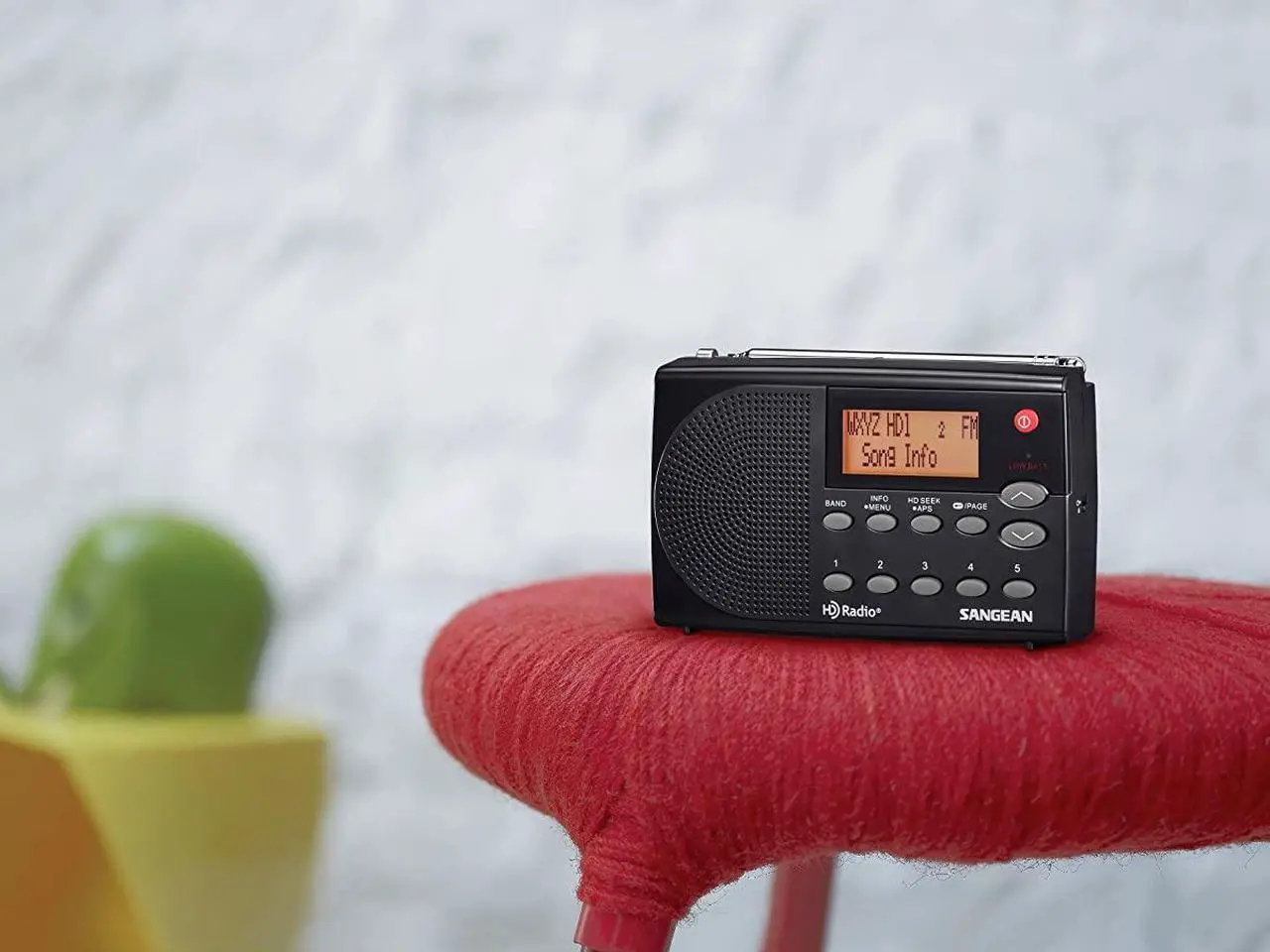 Alt view image 8 of 13 - Sangean(R) HDR-14 HD Radio(TM)/FM Stereo/AM Portable Radio