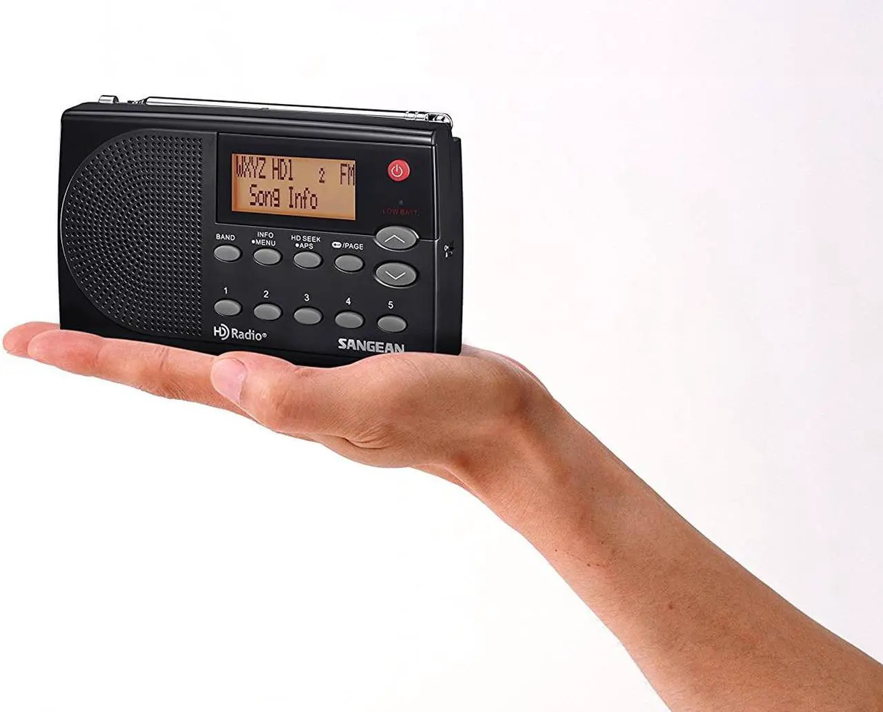 Alt view image 5 of 13 - Sangean(R) HDR-14 HD Radio(TM)/FM Stereo/AM Portable Radio