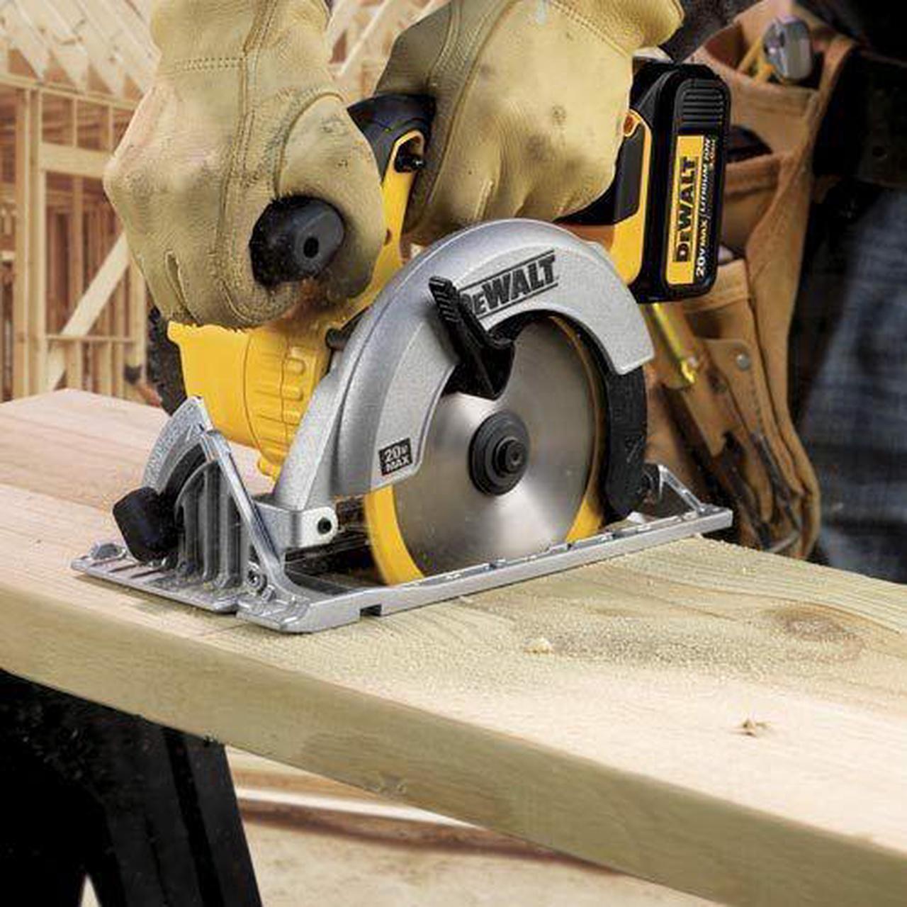 Alt view image 9 of 15 - Dewalt DCS391B 20V MAX Brushed Lithium-Ion 6-1/2 in. Cordless Circular Saw (Tool Only)