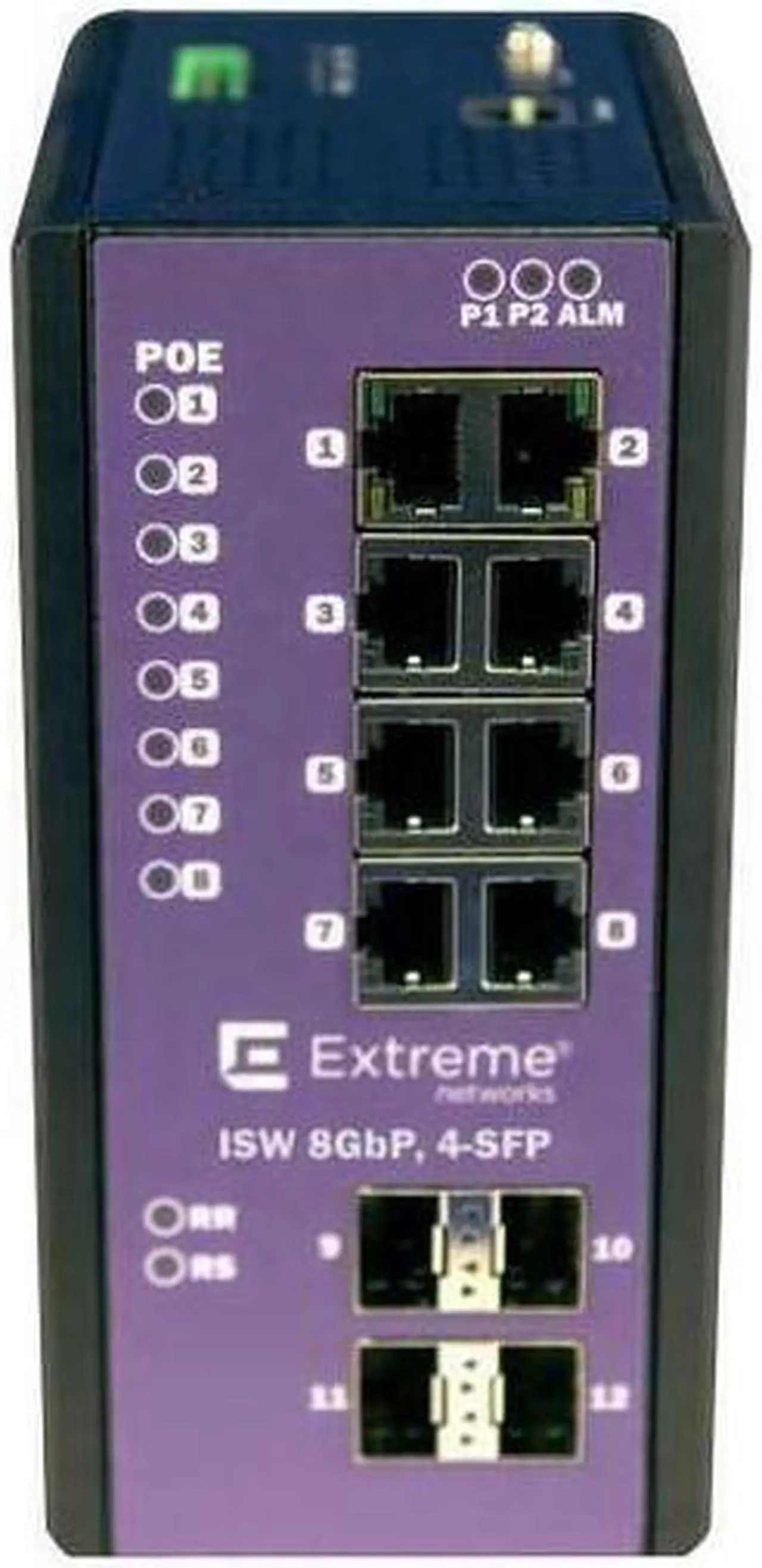 Alt view image 4 of 11 - Extreme Networks - 16804 - Extreme Networks ISW 8GBP,4-SFP Ethernet Switch - 8 Ports - Manageable - 2 Layer Supported -
