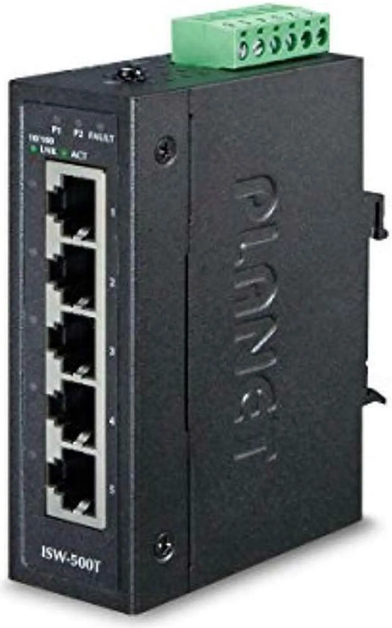 Alt view image 10 of 11 - Planet ISW-500T IP30 Compact Size 5-Port 10/100TX Industrial Fast Ethernet Switch (-40~75 degrees C)