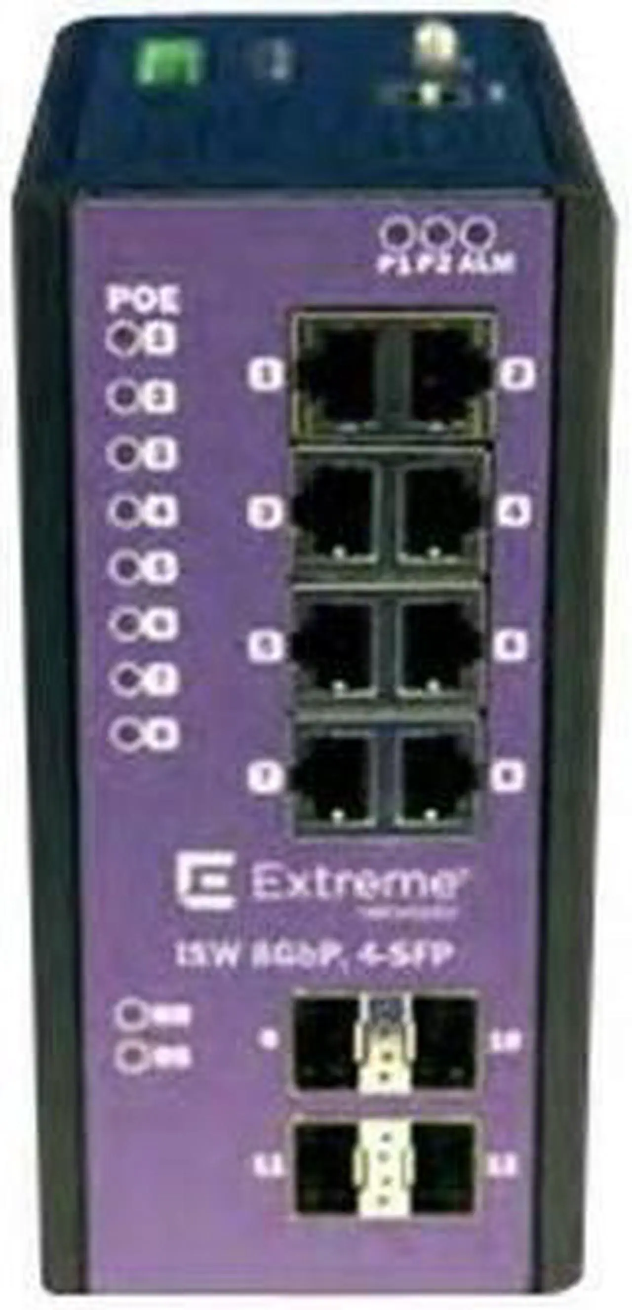 Alt view image 2 of 11 - Extreme Networks - 16804 - Extreme Networks ISW 8GBP,4-SFP Ethernet Switch - 8 Ports - Manageable - 2 Layer Supported -