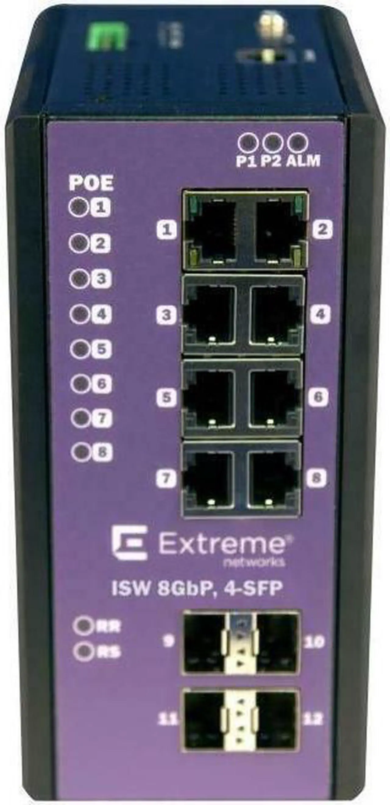 Alt view image 3 of 11 - Extreme Networks - 16804 - Extreme Networks ISW 8GBP,4-SFP Ethernet Switch - 8 Ports - Manageable - 2 Layer Supported -