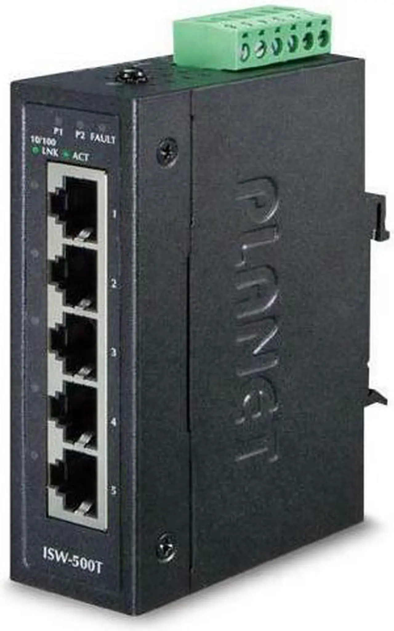 Alt view image 9 of 11 - Planet ISW-500T IP30 Compact Size 5-Port 10/100TX Industrial Fast Ethernet Switch (-40~75 degrees C)