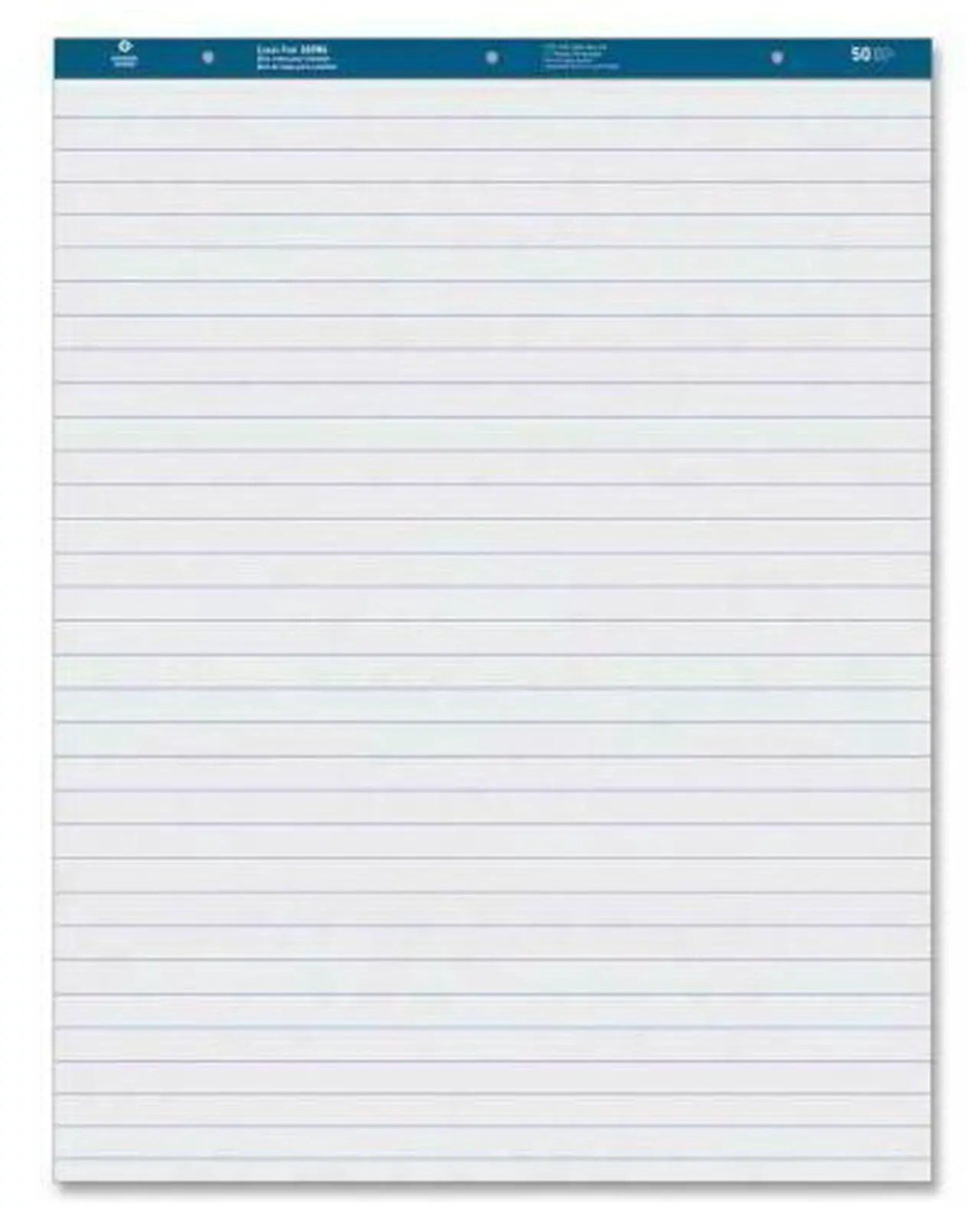 Alt view image 5 of 8 - Business Source Easel Pad Ruled 50 Sheets 27"x34" 4/CT White 36586