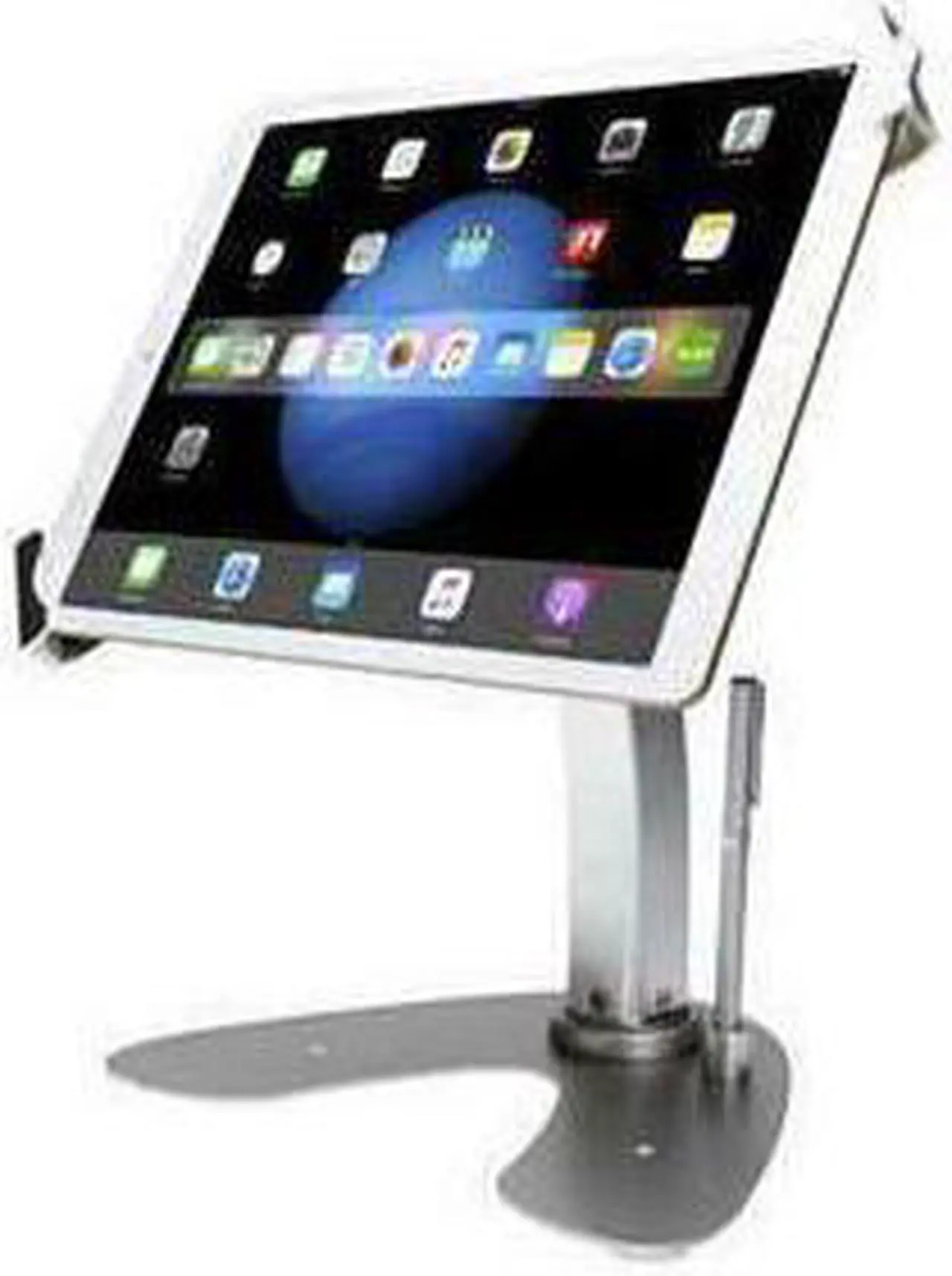 Main image of Cta Digital Universal Dual Security Kiosk With Locking Holder And Anti-Theft Cable For 7-13 Inch Tablets