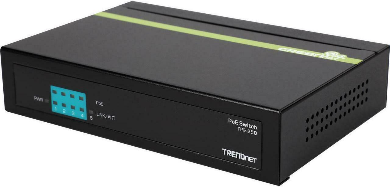 Trendnet 6-Port Fast Ethernet Poe+ Switch