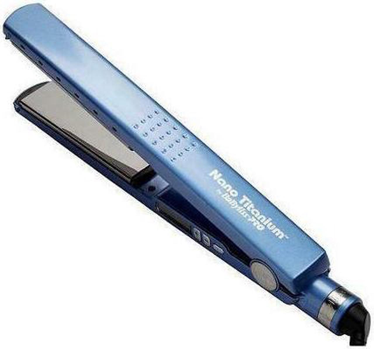 Alt view image 9 of 20 - BaByliss: Pro Nano Titanium Blue Flat Iron, 1.25 inches