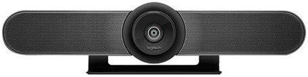 Logitech MeetUp Video Conferencing System, Ultra HD 4K/1080p/720p, 3 Microphones/Adjustable Speakers, Wide Field of View 120°, PC/Mac/Laptop/Macbook/Tablet - Black