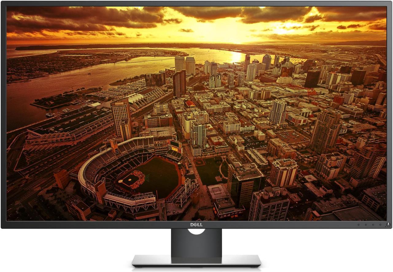 Alt view image 3 of 7 - Dell P4317Q 43" UHD 3840 x 2160 (4K) 60 Hz D-Sub, HDMI, DisplayPort, Mini DisplayPort, MHL, USB Built-in Speakers LED Backlight LCD IPS Monitor