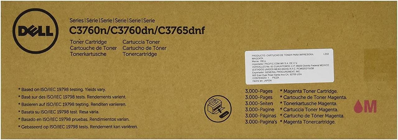 Alt view image 5 of 10 - Dell 2GYKF Toner Magenta