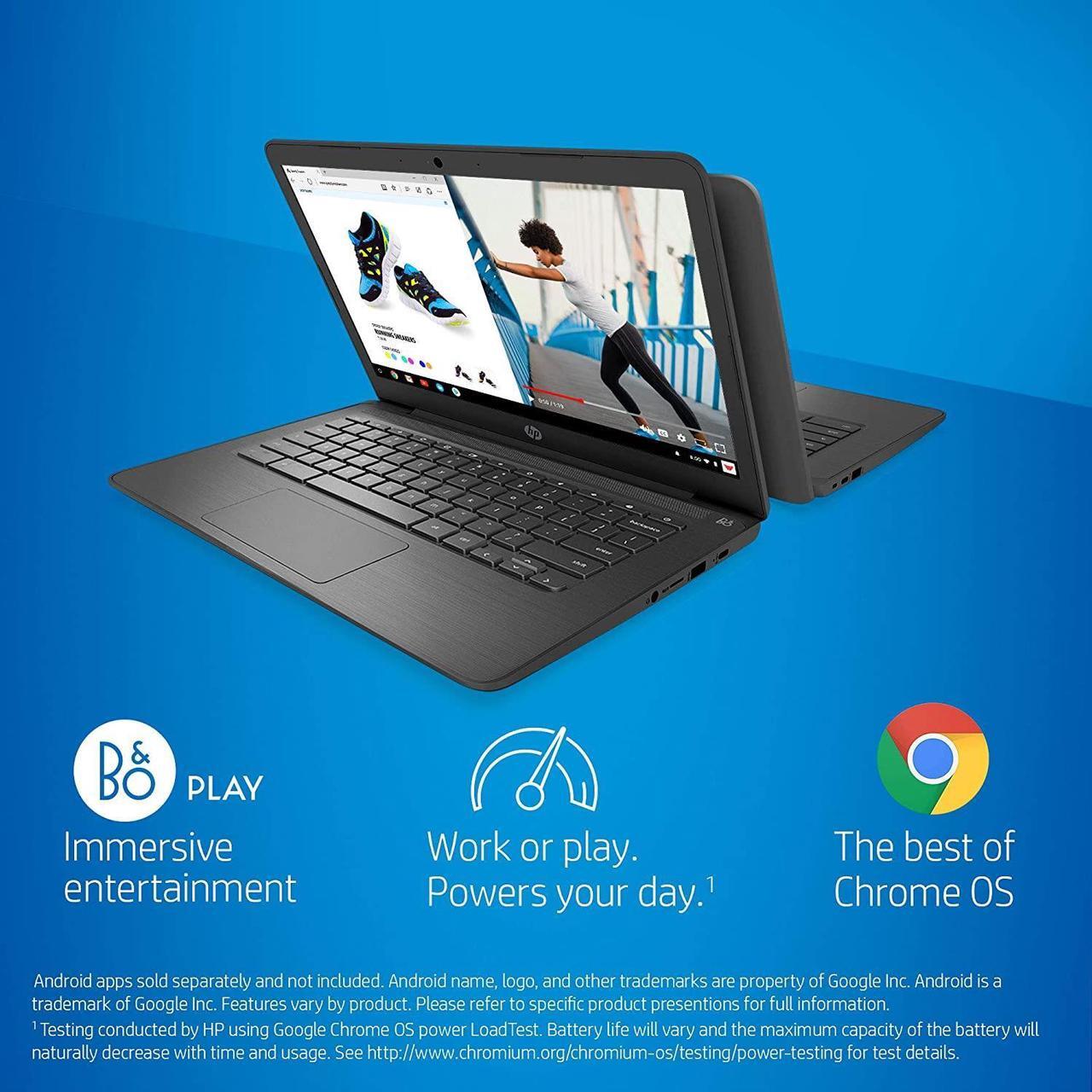 Alt view image 12 of 20 - HP 14-db0020nr Chromebook AMD A4-Series A4-9120C (1.60 GHz) 4 GB Memory 32 GB eMMC 14.0" Chrome OS