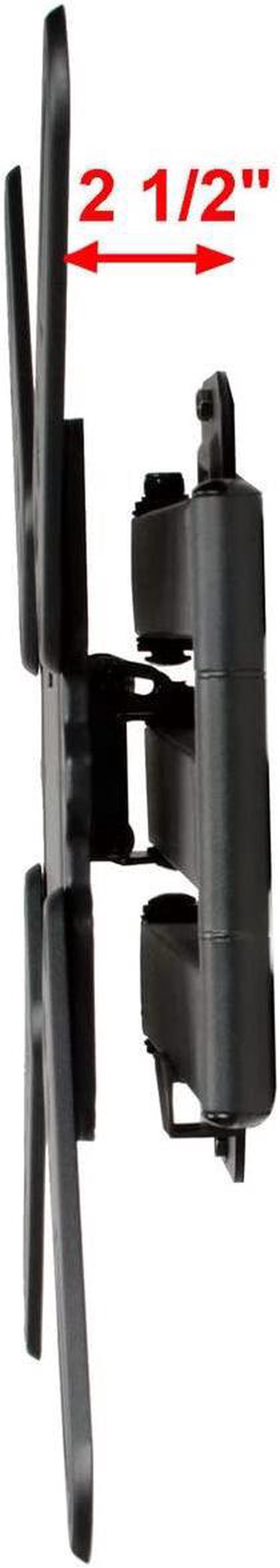 Alt view image 11 of 14 - VideoSecu Full Motion Articulating TV Wall Mount for most 26-55" LCD LED HDTV UHD, Long Arm Tilt Swivel TV Mount Bracket with Max VESA 400x400mm, Loading 88lbs, Cable Management BJZ