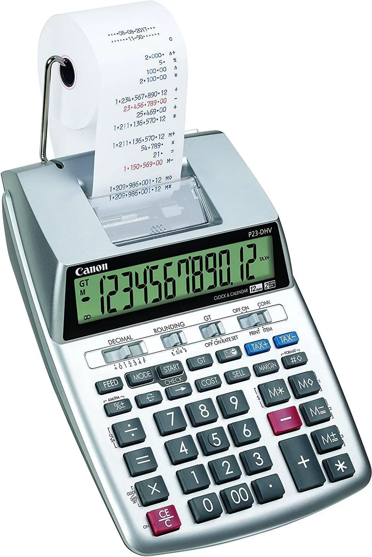 Alt view image 4 of 7 - Canon 2279C001 P23-DHV-3 Printing Calculator