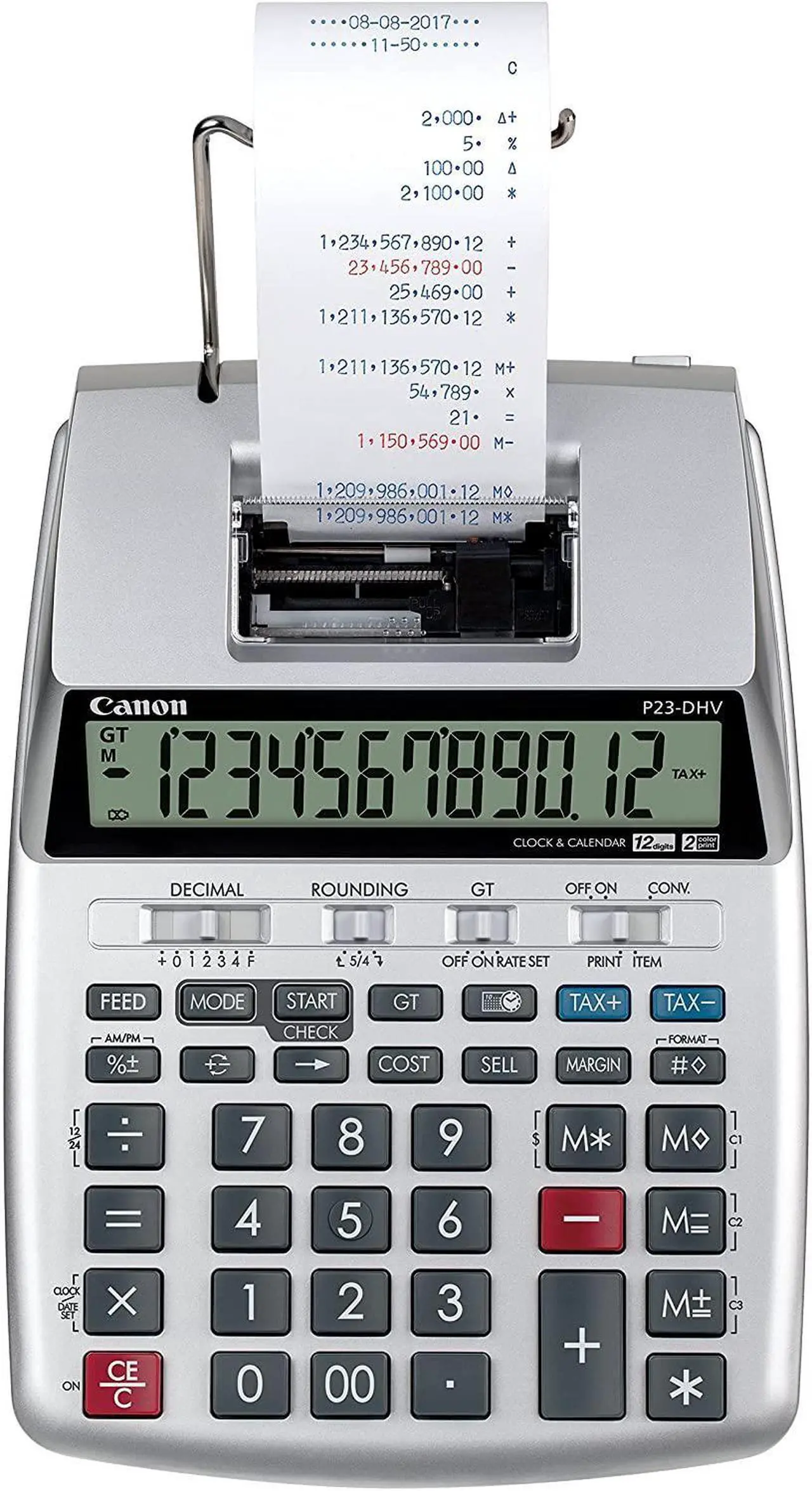 Alt view image 3 of 7 - Canon 2279C001 P23-DHV-3 Printing Calculator