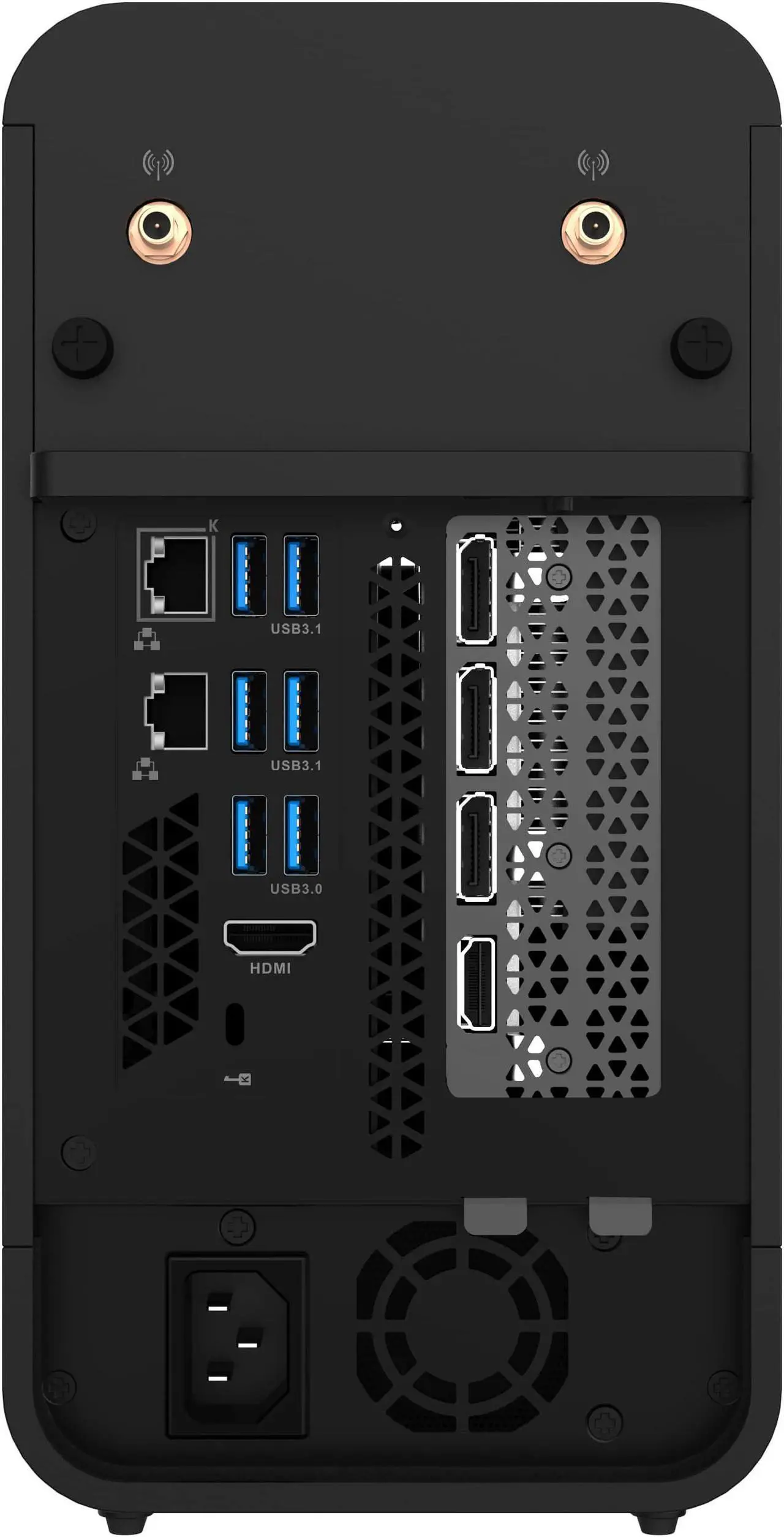 Alt view image 4 of 9 - ZOTAC MAGNUS ONE ECM53060C Mini PC GeForce RTX 3060, Intel Core i5-10400, 16GB DDR4/512GB SSD/1TB HDD/Windows 10 Home 64-bit System, ZBOX-ECM53060C-U-W2B