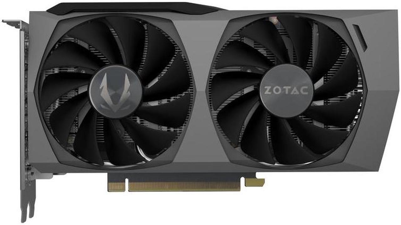 Main image of ZOTAC GAMING GeForce RTX 3050 AMP 8GB GDDR6 128-bit 14 Gbps PCIE 4.0 Gaming Graphics Card, IceStorm 2.0 Advanced Cooling, FREEZE Fan Stop, Active Fan Control, ZT-A30500F-10M
