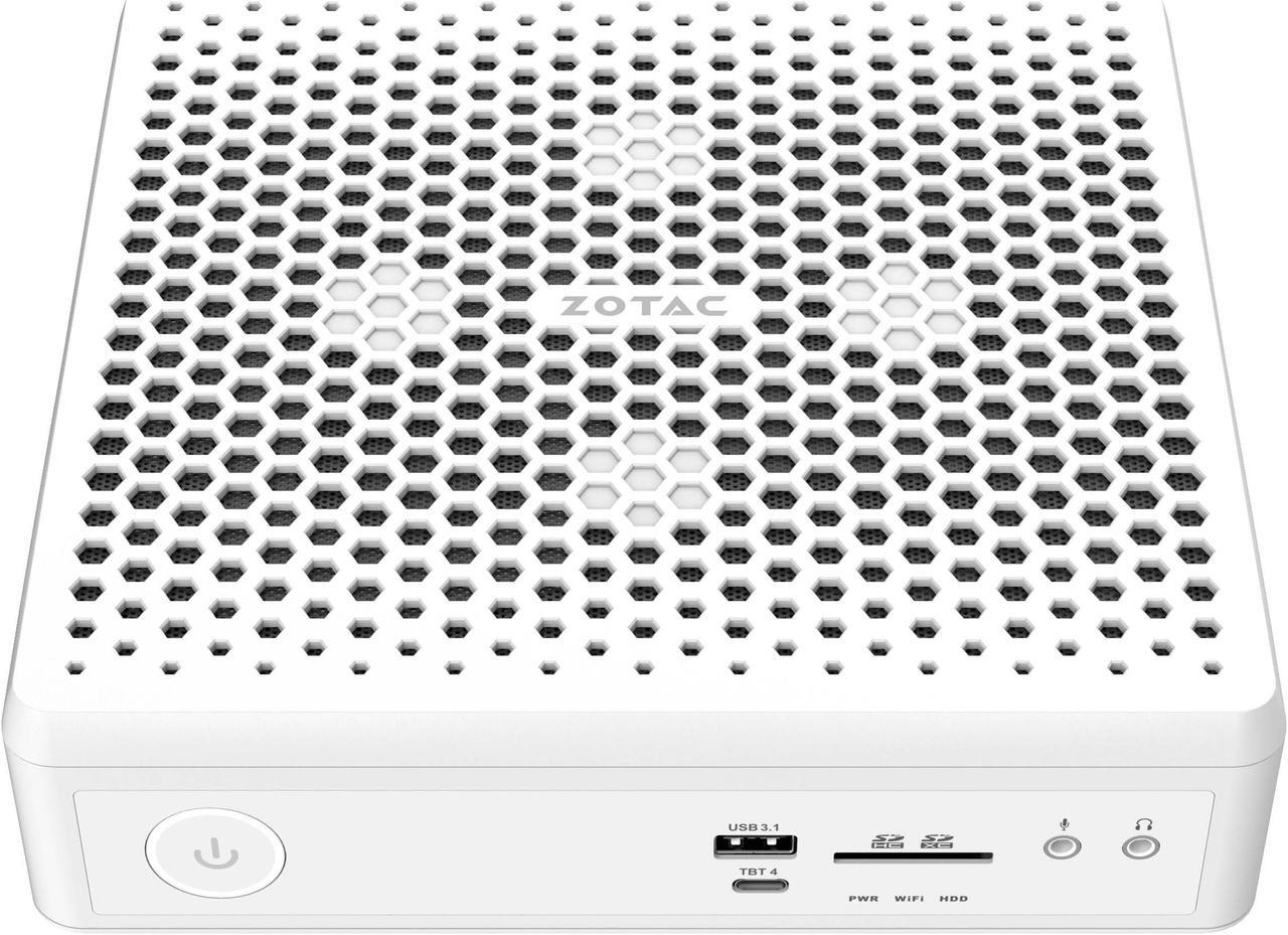 Alt view image 4 of 7 - ZOTAC MAGNUS EN374070W White Edition, Compact Creator System - GeForce RTX 4070, Intel Core i7-13700HX - No Memory/Storage/OS Barebones System - ZBOX-EN374070W-U