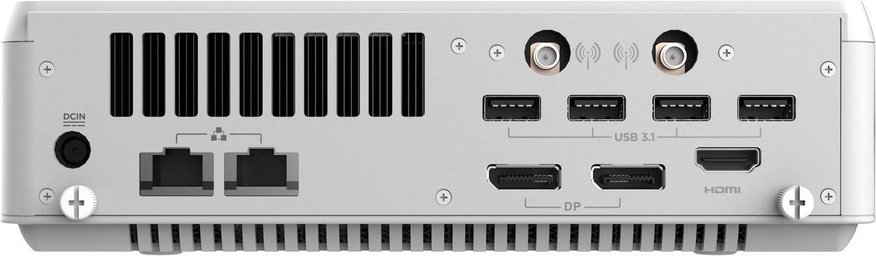 Alt view image 5 of 7 - ZOTAC MAGNUS EN374070W White Edition, Compact Creator System - GeForce RTX 4070, Intel Core i7-13700HX - No Memory/Storage/OS Barebones System - ZBOX-EN374070W-U
