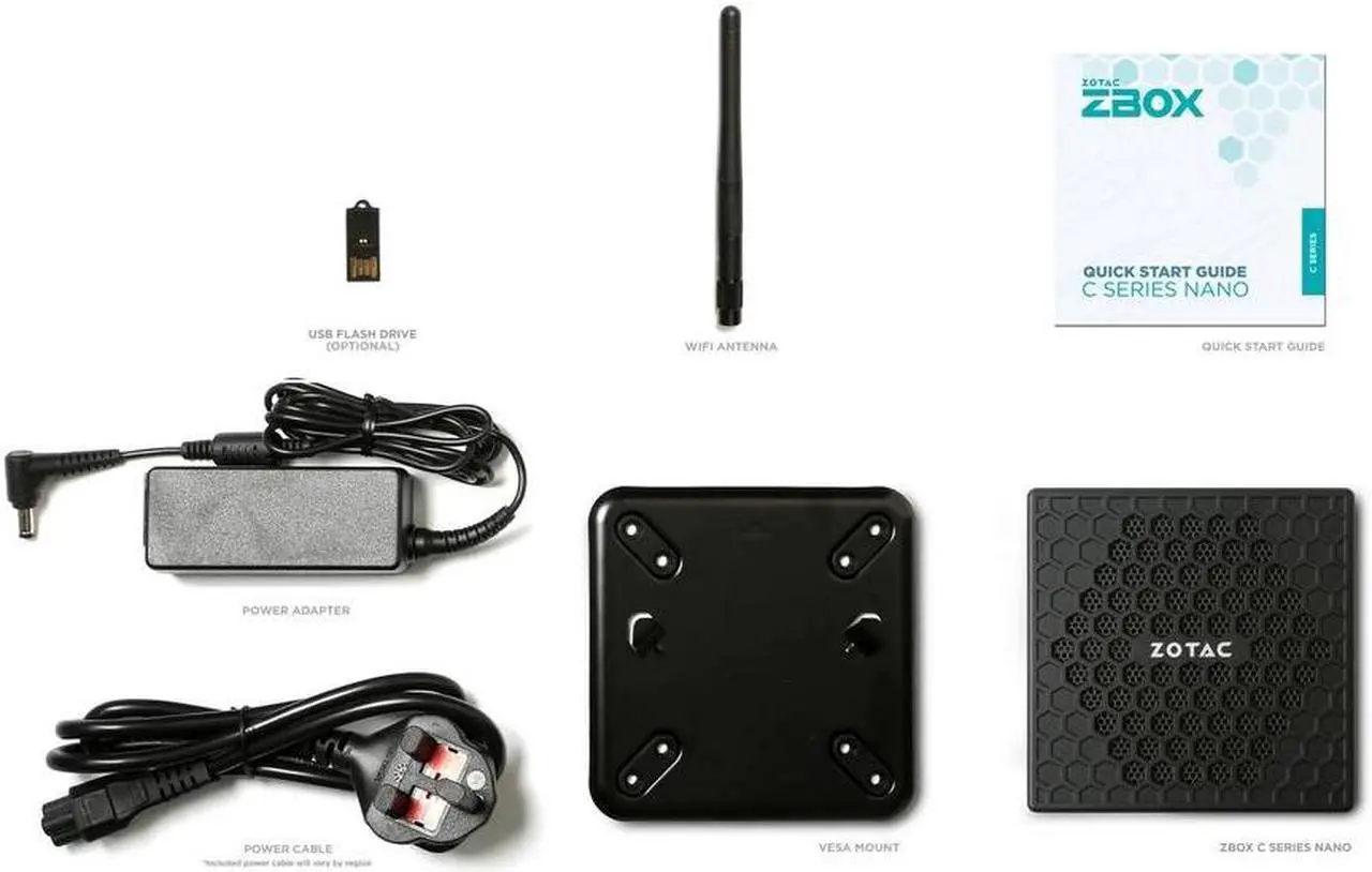 Alt view image 7 of 9 - ZOTAC ZBOX CI337 NANO Fanless Silent Mini PC Intel Processor N100, Intel UHD Graphics, HDMI, DisplayPort , No Memory/Storage/OS Barebones System, ZBOX-CI337NANO-U