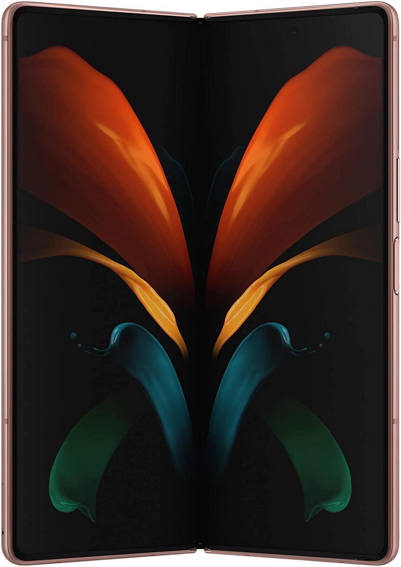 Alt view image 4 of 7 - SAMSUNG Galaxy Z Fold 2 5G | SM-F916N 256GB | Factory Unlocked - Korean International Version (Mystic Bronze & Black)
