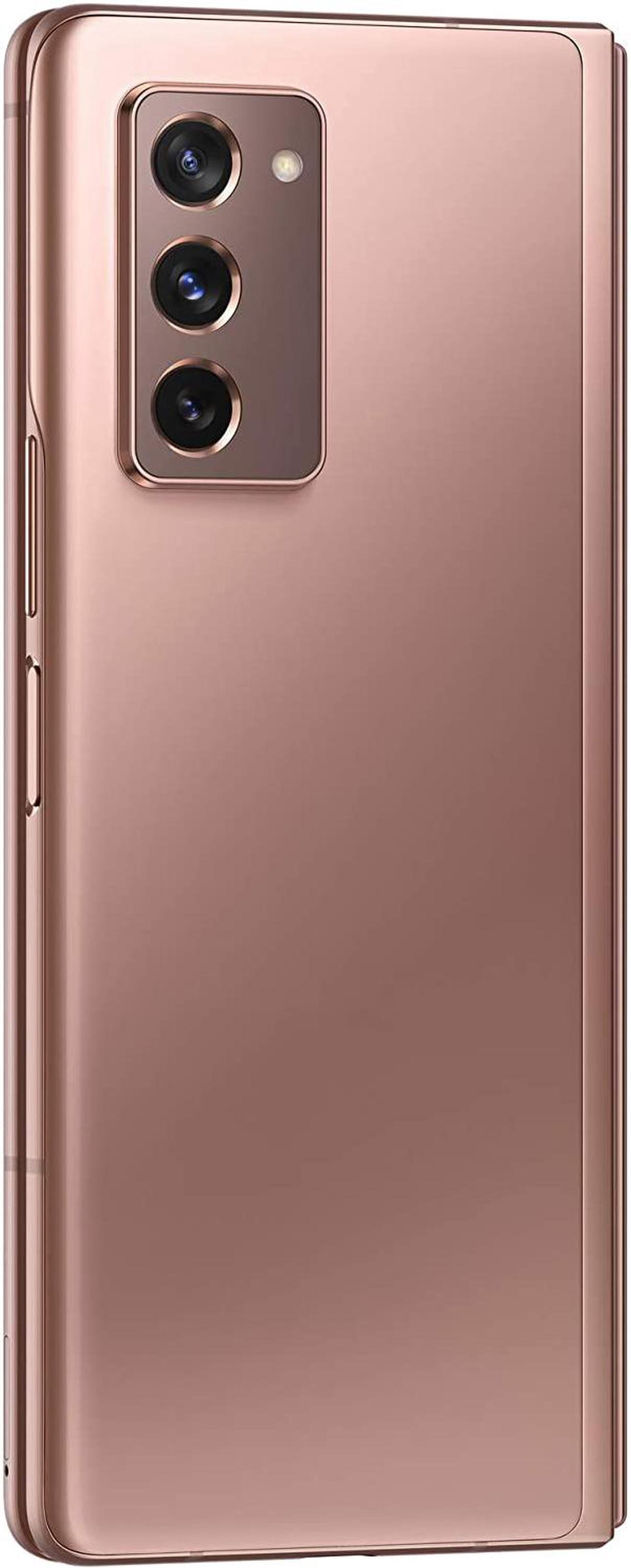Alt view image 2 of 7 - SAMSUNG Galaxy Z Fold 2 5G | SM-F916N 256GB | Factory Unlocked - Korean International Version (Mystic Bronze & Black)
