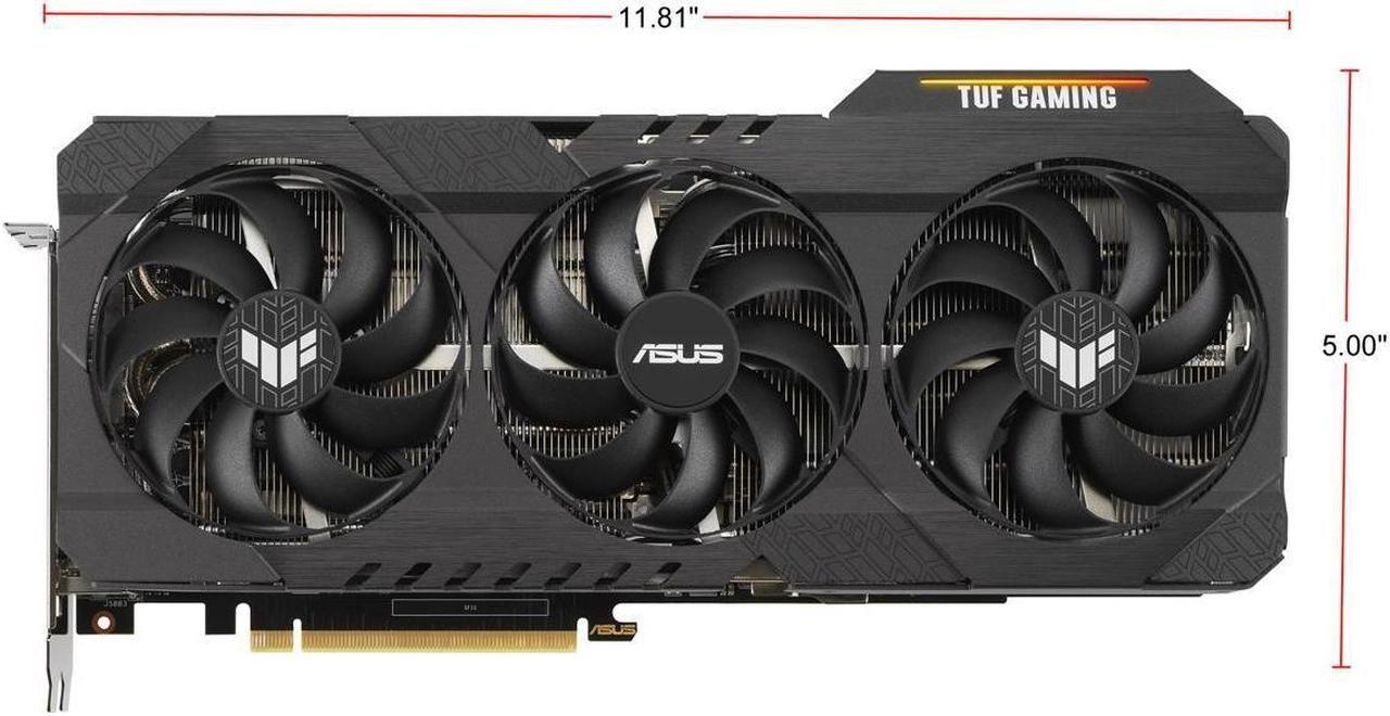 Alt view image 13 of 13 - ASUS TUF Gaming GeForce RTX 3090 24GB GDDR6X PCI Express 4.0 x16 SLI Support Video Card TUF-RTX3090-O24G-GAMING