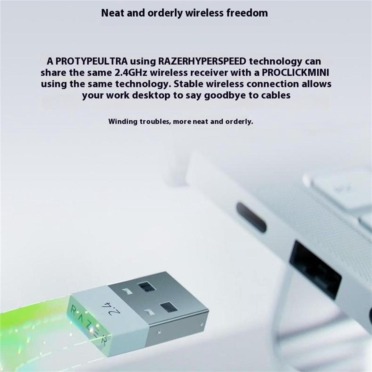Alt view image 7 of 7 - AULA Pro Type Ultra Wireless gaming Keyboard, Ergonomic Design, Triple Mode Connection,HyperSpeed Technology - Connect up to 4 Devices - Fully Programmable Keys104 Keyssilver