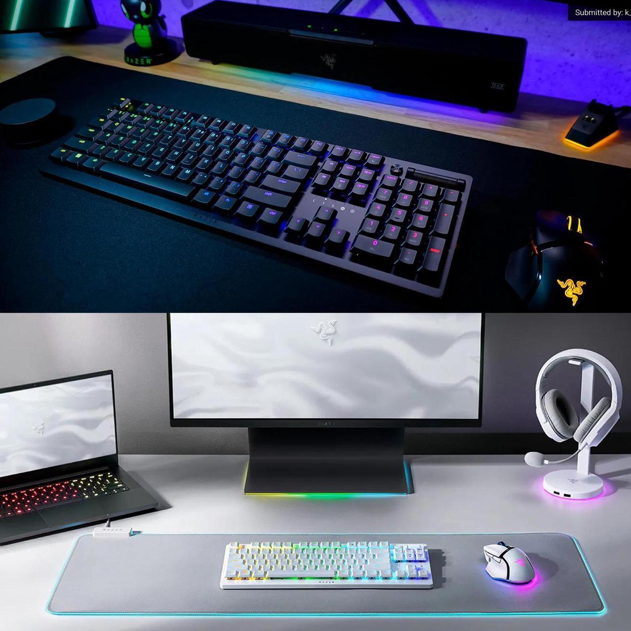 Alt view image 6 of 7 - AULA DeathStalker V2 pro TKL Dual-Mode gaming Keyboard, 40-Hour Battery Life, Laser Etched Craftsmanship, Low-Profile Optical Switches-Linear Red, 87 Keys,for Mac or Windows PC Gaming Computers, white