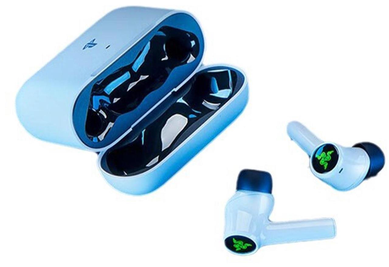 Main image of AULA  Warhammer Shark Extreme Edition  Wireless  earphones, Gaming Earbuds for PlayStation 5 / PS5, PC, Mobile: ANC - Noise Cancelling Mic - Bluetooth 5.2 - RGB Chroma - 30 Hr Batterywhite
