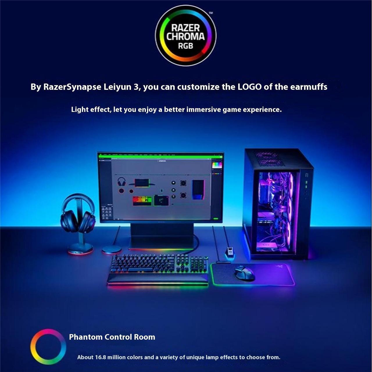 Alt view image 5 of 7 - AULA Giant Demon V3 Super Sensitive Edition Wired Gaming Headset ,Ultra-lightweight design,HD Sound Quality, 3.5 mm link, for PCs, Macs, Xbox One, PS4, Nintendo Switch, Black