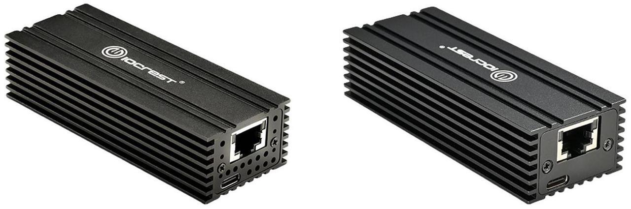 Main image of locrest USB4 NIC 10G Compatible Thunderbolt 3/4 Single Port 10GbE RJ45 Ethernet Adapter M4 Branch,Chipset ID AQC113,Black