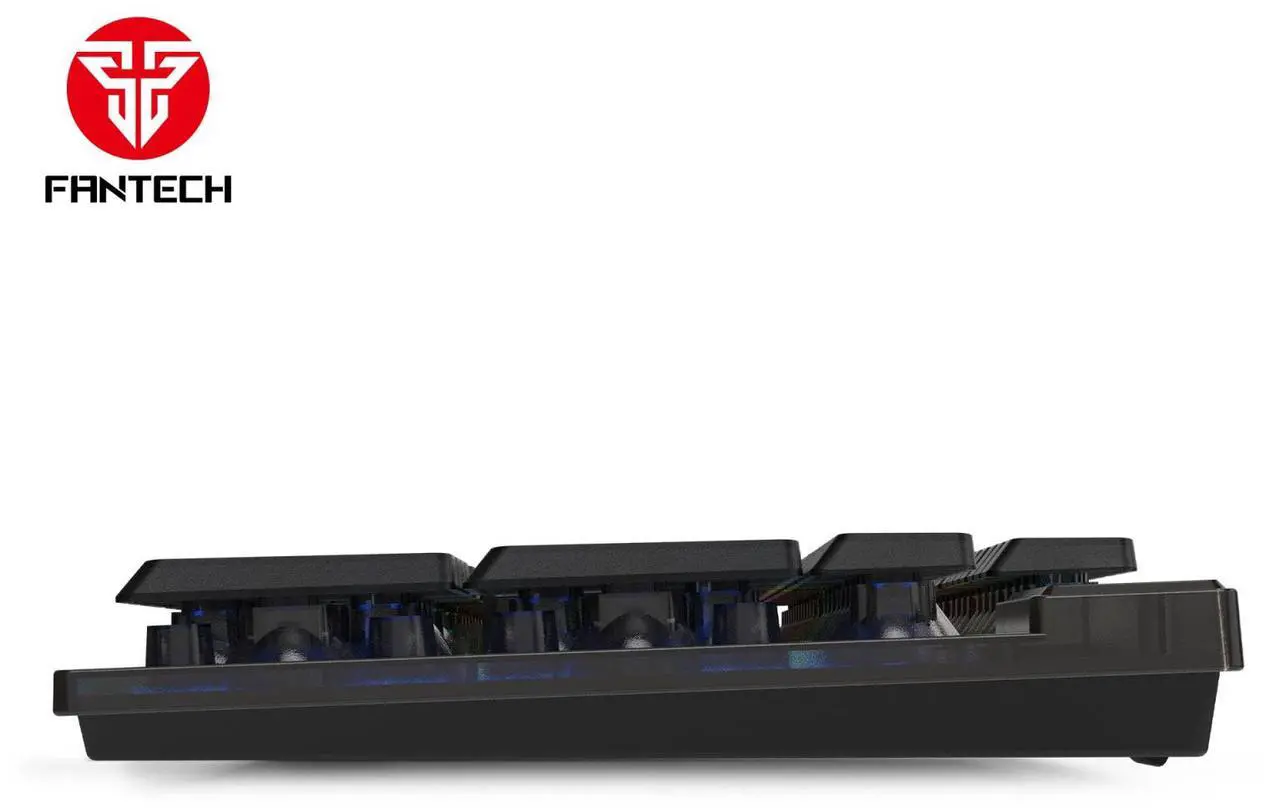 Alt view image 4 of 7 - FANTECH SHIKARI K515 Gaming Wired Keyboard,104 Key, Transparent Keycaps,8-Million Keys Lifetime,Rubberdome Switches,Lighting Effect,Multimedia Control ,Adjustable Height