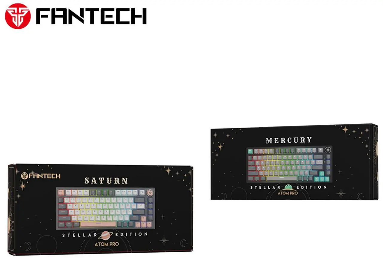 Alt view image 4 of 4 - FANTECH ATOM PRO83 MK913 Stellar Edition,Mechanical Wireless Keyboard,83 Key,3 Connection Modes, Personaliation+,5 Pin Hot Swappable,Built-In Volume Knob,MERCURY Black (red switch)