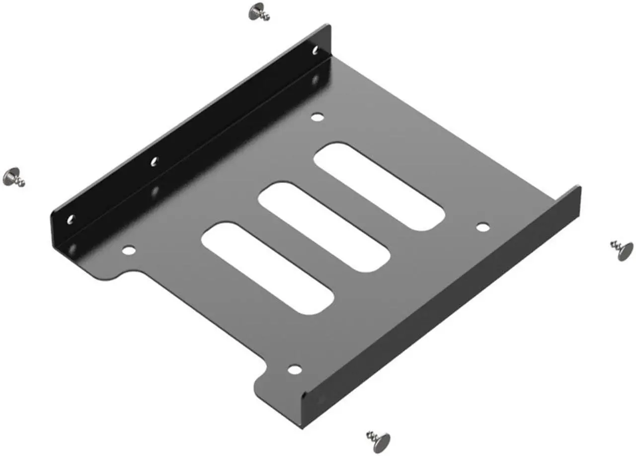 Alt view image 6 of 7 - GLOTRENDS 2.5 to 3.5 Inch SSD HDD Holder Metal Mounting Bracket (2 packs)