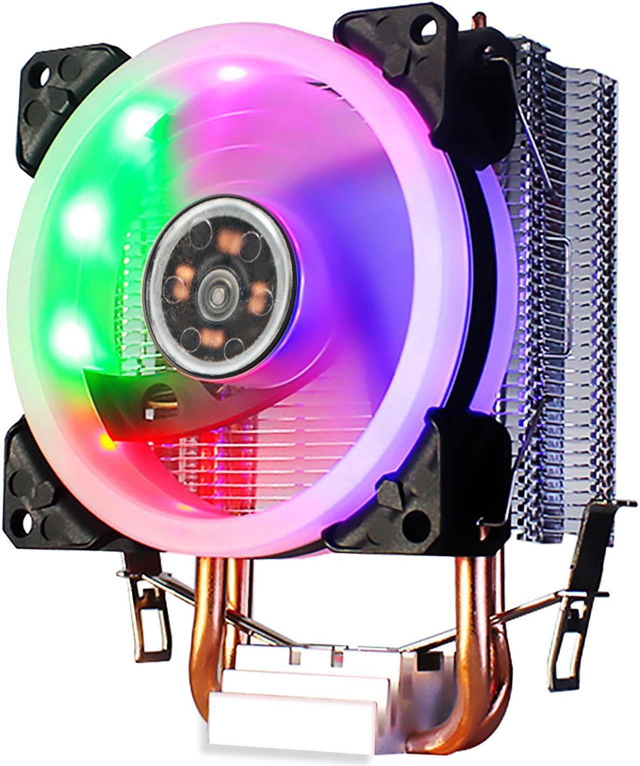 GLOTRENDS CPU Cooler for Intel CPU, 2 Heat Pipes, TDP 95W, 4 PIN 92mm PWM Fan, Compatible with LGA 1700/1200/1156/1155/1151/1150/775 Socket