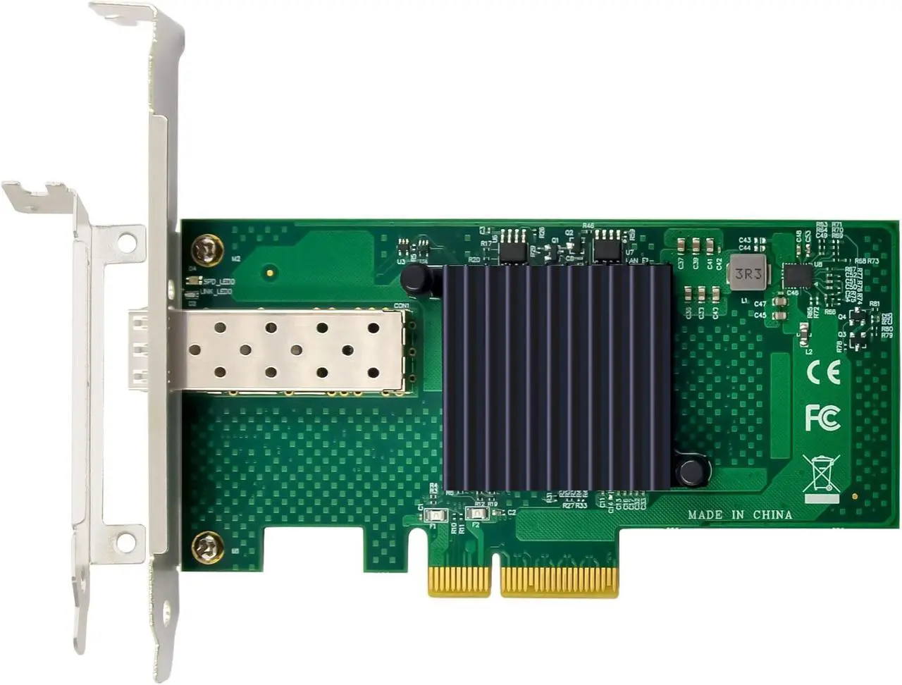 Main image of GLOTRENDS ST7315 10Gb PCI-E NIC Network Card, 10Gb SFP+ Port, Intel 82599EN Controller (X520-DA1), Support Windows Server/Linux/VMware