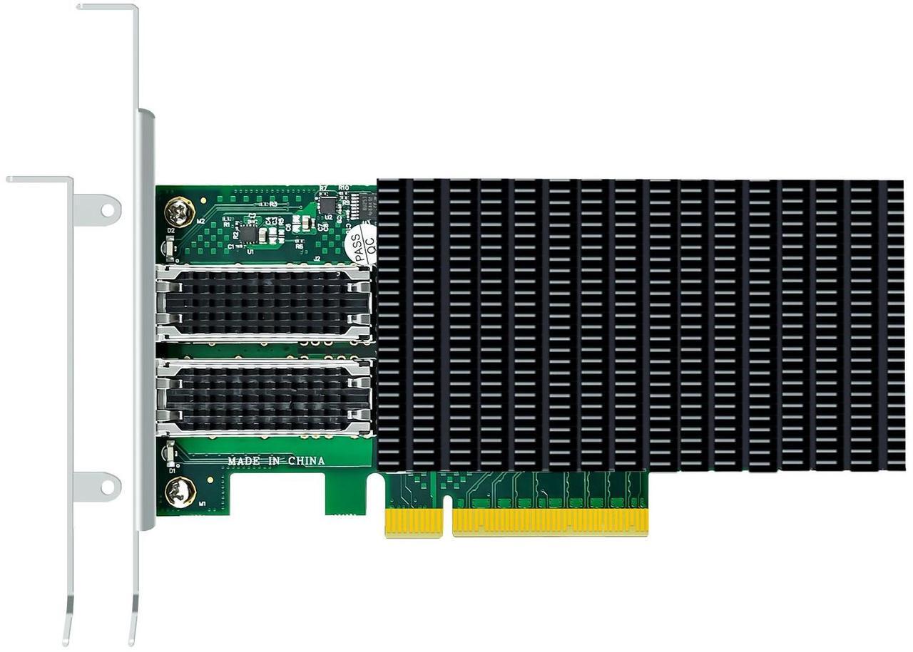 Main image of GLOTRENDS ST7369 2-Port 25Gb SFP28 Server Network Card with Mellanox ConnectX-4 Controller, PCIe 3.0 X8 Interface, Support RDMA (RoCE v2), Not Infiniband