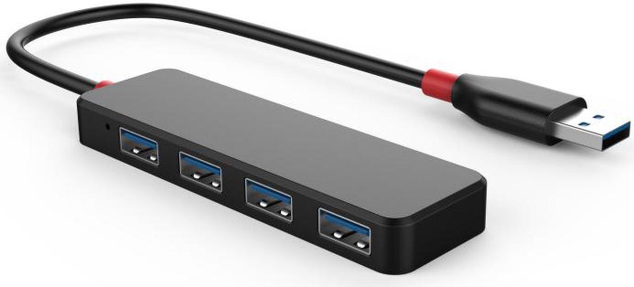 USB 3.0 Multi Hub High Speed 4 Port Splitter Expander Multiple Use Power Adapter USB 3.0 Hub For PC Laptop (Plastic Shell)