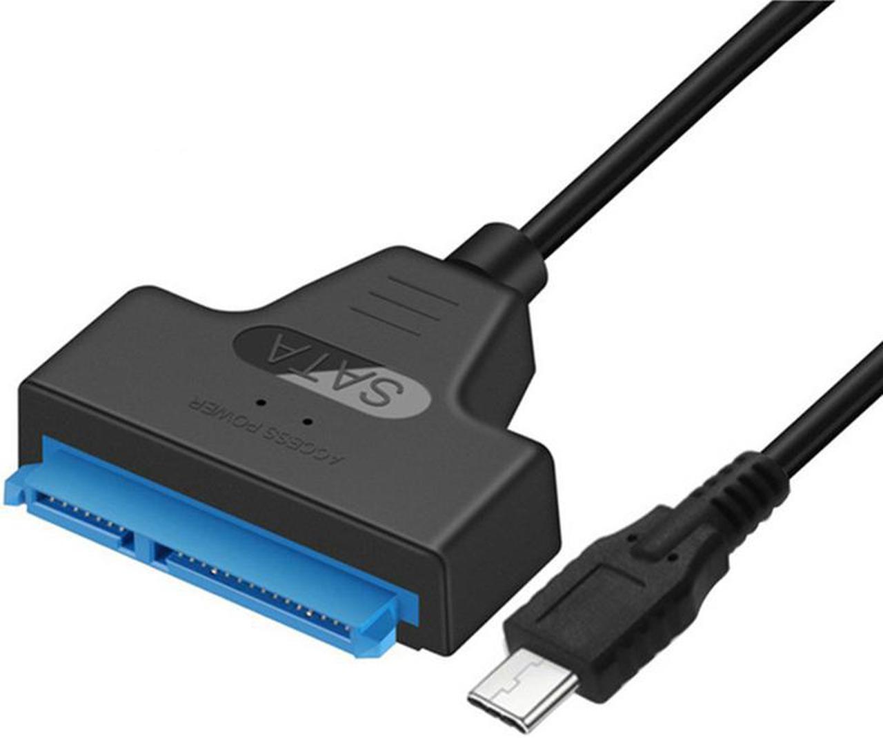 SATA 3 to Type-C Adapter UP To 6 Gbps Support 2.5Inch External SSD HDD Hard Drive 22 Pin Sata III Cable Converter