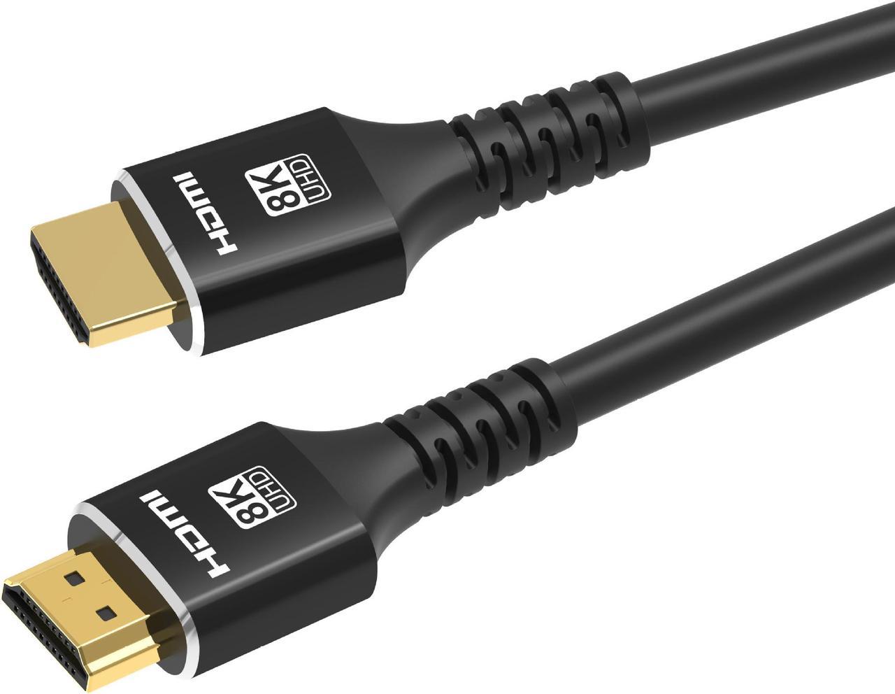 2m/6.56ft 8K HDMI Cable HDMI Cable HDMI2.1 8K@60Hz 4K@120Hz Audio Cord