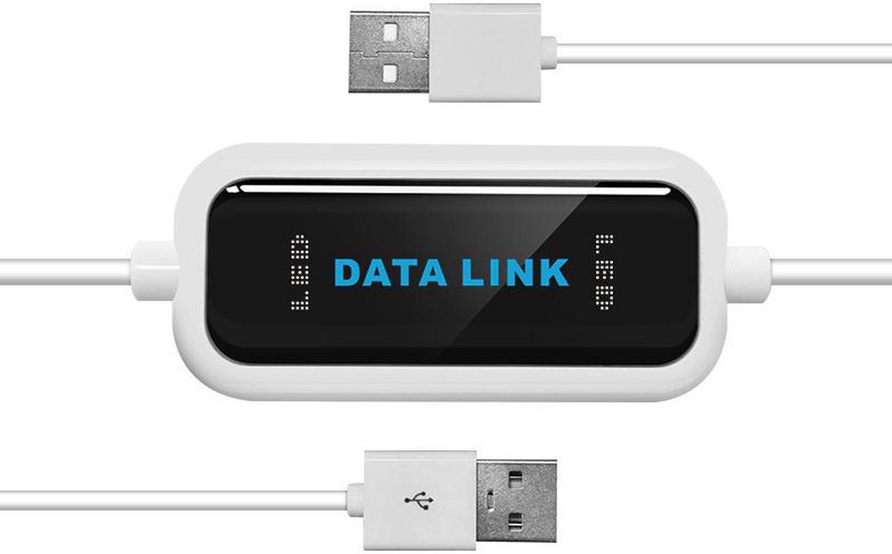 USB 2.0 PC To PC Sync Data Link Mouse Keyboard Share Smart KM Link Net Direct File Transfer Bridge Windows Computer Copy Cable